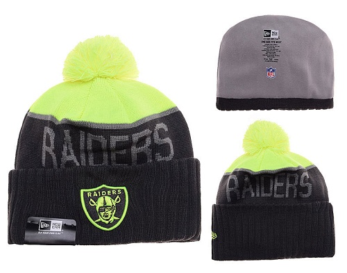 NFL Oakland Raiders Stitched Knit Beanies 011